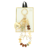 HEART CHARM BAG CHARM KEYCHAIN